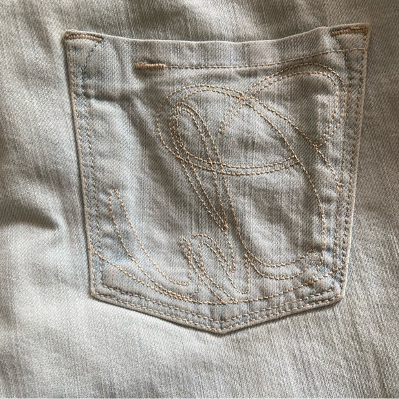 Carolina Herrera Light Wash Straight Leg Jeans - Picture 2 of 9